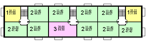 Планировка квартир 515