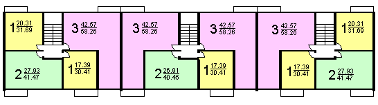 Планировка квартир 515