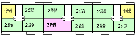 Планировка квартир 515