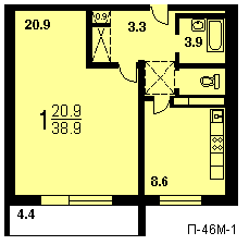 П 46 физика. Планировка однокомнатной квартиры п46м. П46 планировки однокомнатные. П-47 планировка однокомнатной квартиры. П-47 планировка с размерами 1 комнатная квартира.